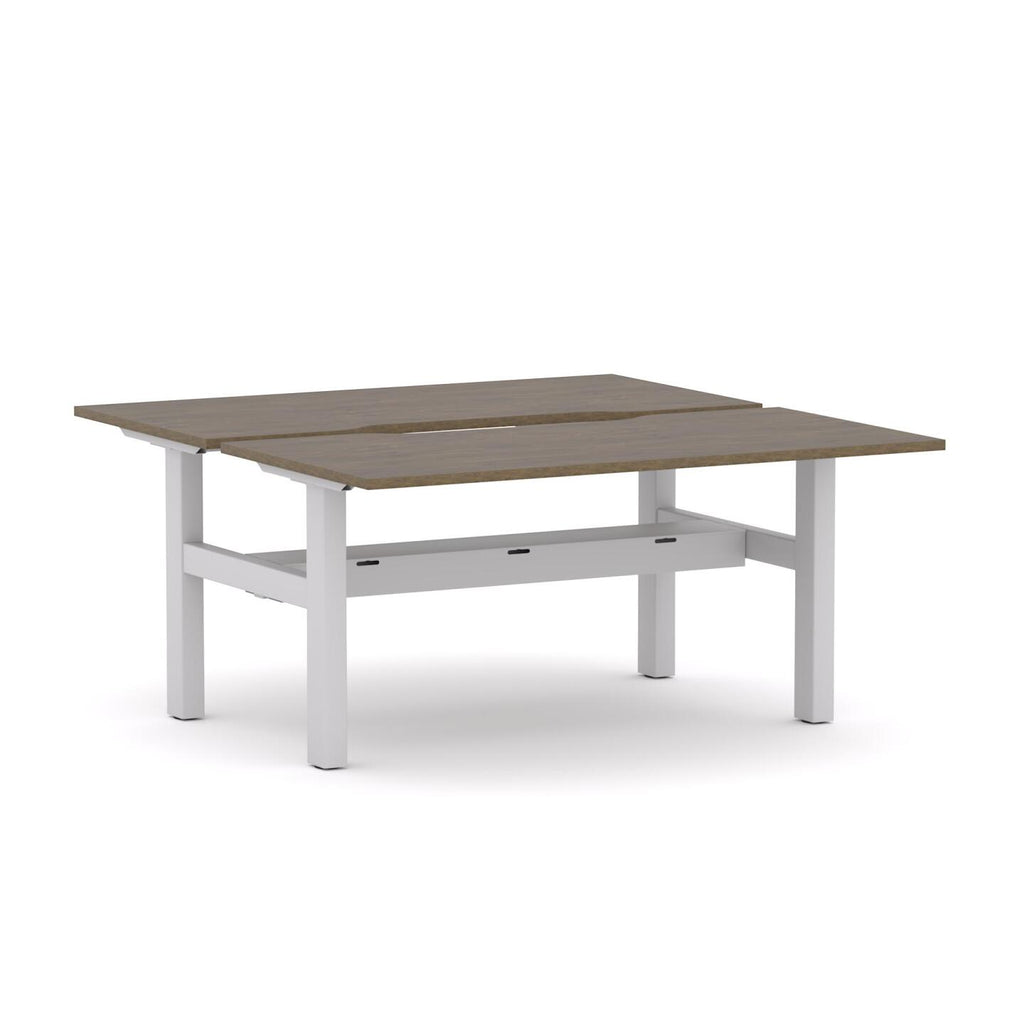 Agile Fixed Rectangle 2-Person DSD Workstation - alternate view, size or finish; optional items may be shown