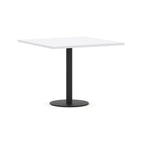 Disc Meeting Table — Black, Studio White