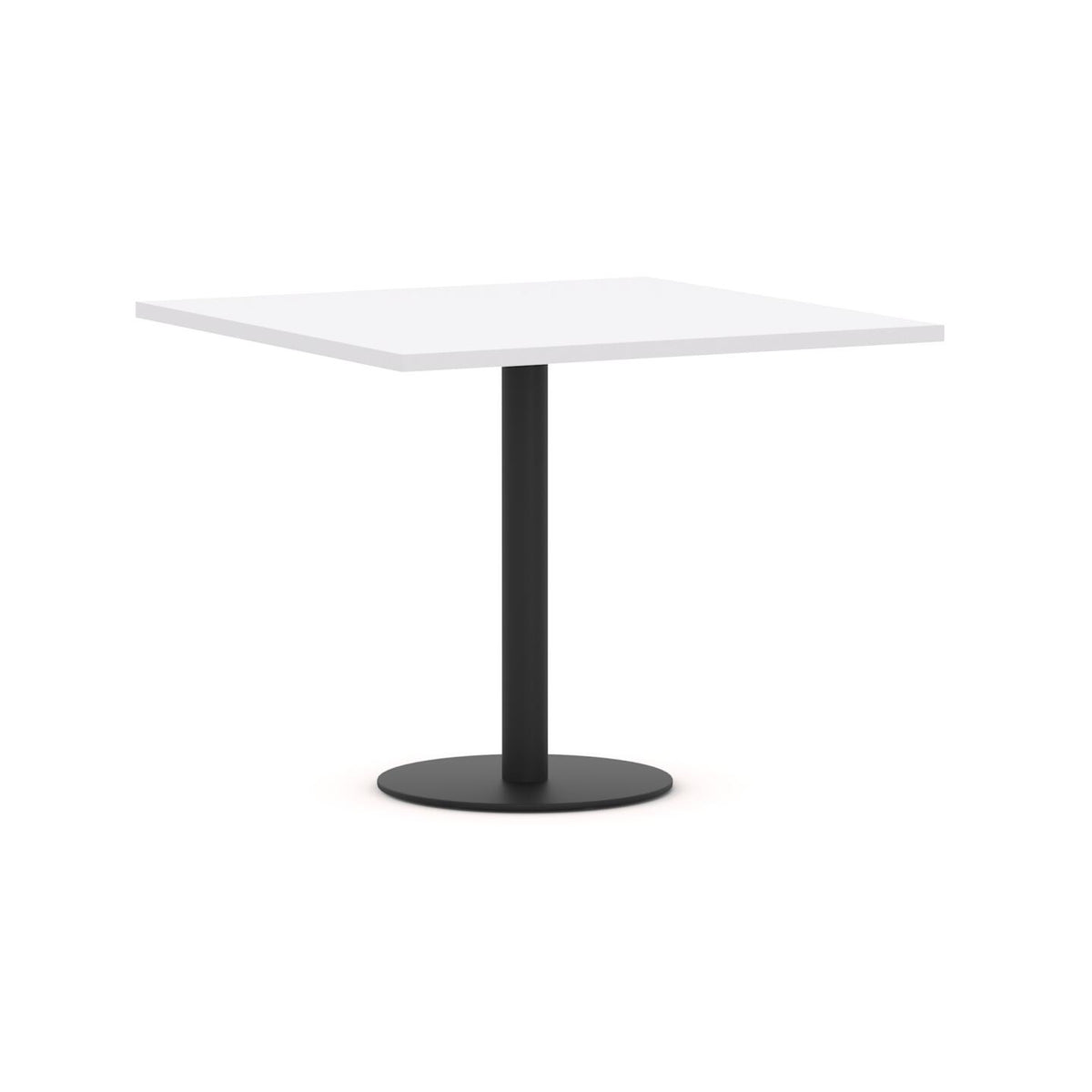Disc Meeting Table — Black, Studio White