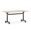 Ascend Flip Table — Black, Nordic Maple