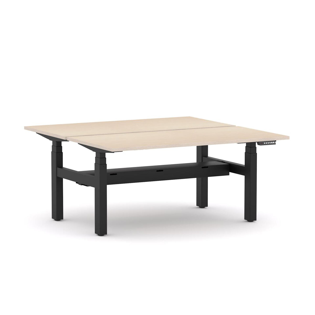 AgileMotion+ 3C/2M Electric Rectangle 2-Person DSD Workstation - alternate view, size or finish; optional items may be shown