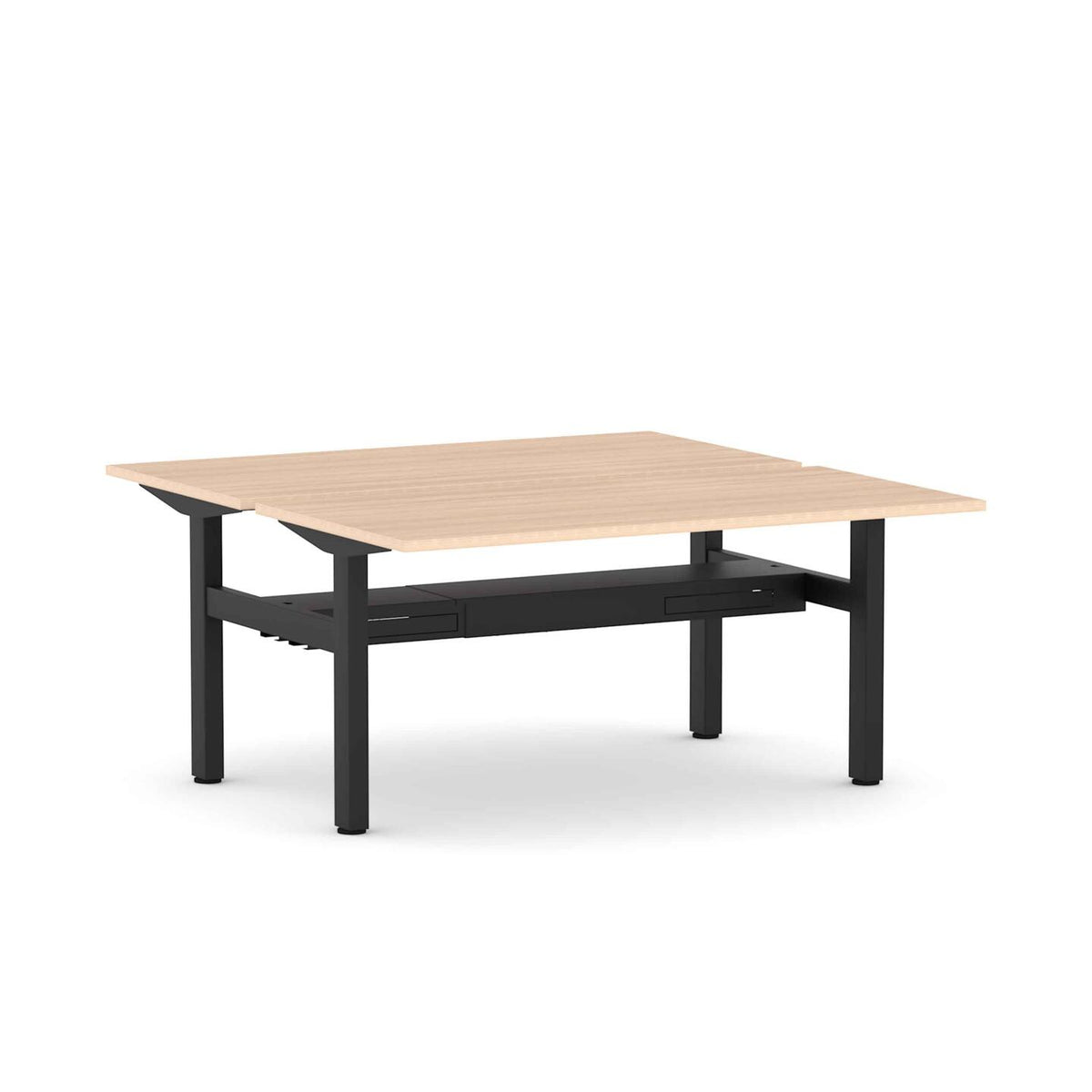 Klass Fixed 2-User Double-Sided Workstation - alternate view, size or finish; optional items may be shown
