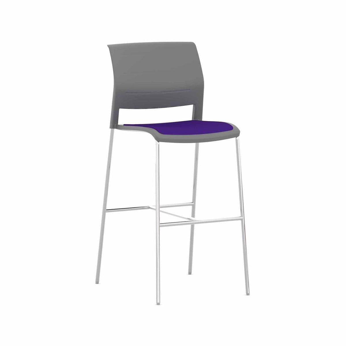 Game Chair Barstool with Seat Pad - alternate view, size or finish; optional items may be shown
