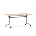 UniFlip Table — Chrome, Nordic Maple