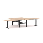 Agile 2C/1M Electric 2-Person 90° Workstation - alternate view, size or finish; optional items may be shown