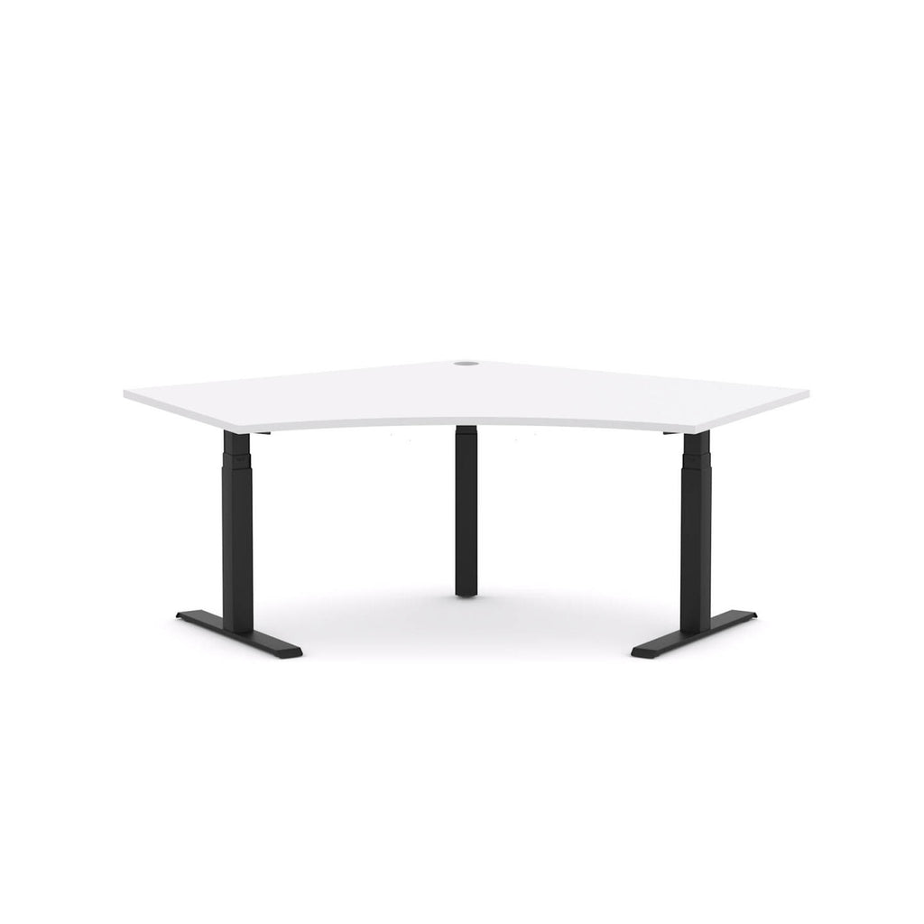 AgileMotion 3C/2M Electric 120° Workstation - alternate view, size or finish; optional items may be shown