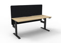 Boost Light Electric Height Adjustable Single Sided Workstation - Eco Panel Screen