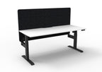 Boost Light Electric Height Adjustable Single Sided Workstation - Eco Panel Screen - configuration image