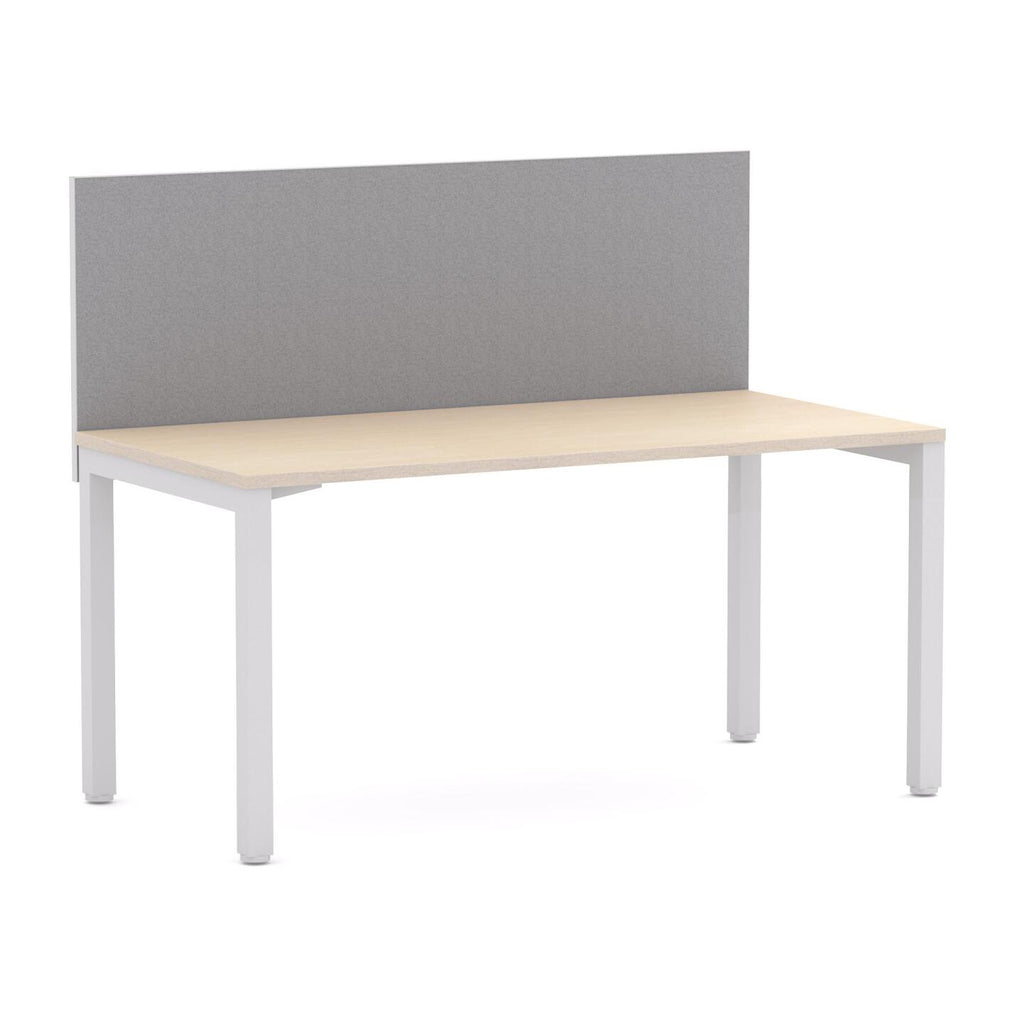 Axis Single Workstation with Edge25 Screen - alternate view, size or finish; optional items may be shown