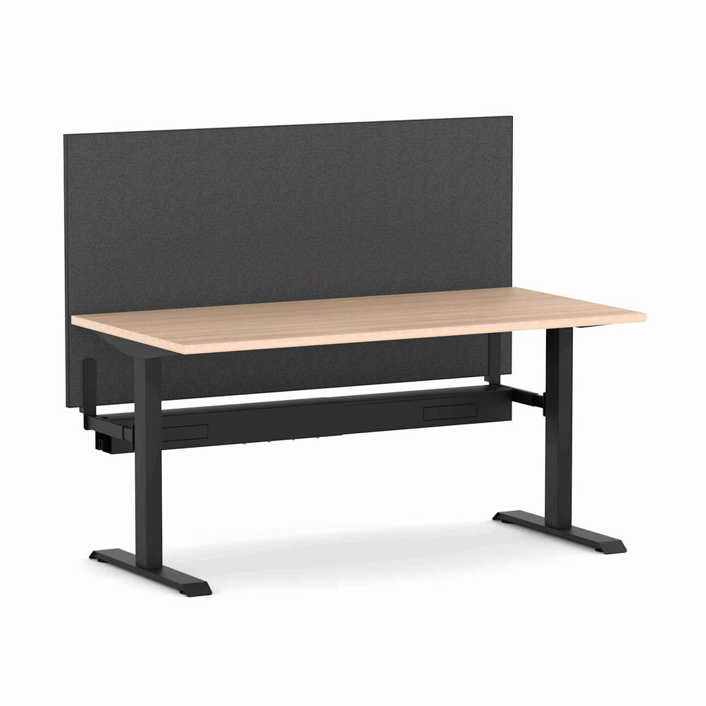 Klass Fixed Single Workstation with Edge25 Screen - alternate view, size or finish; optional items may be shown