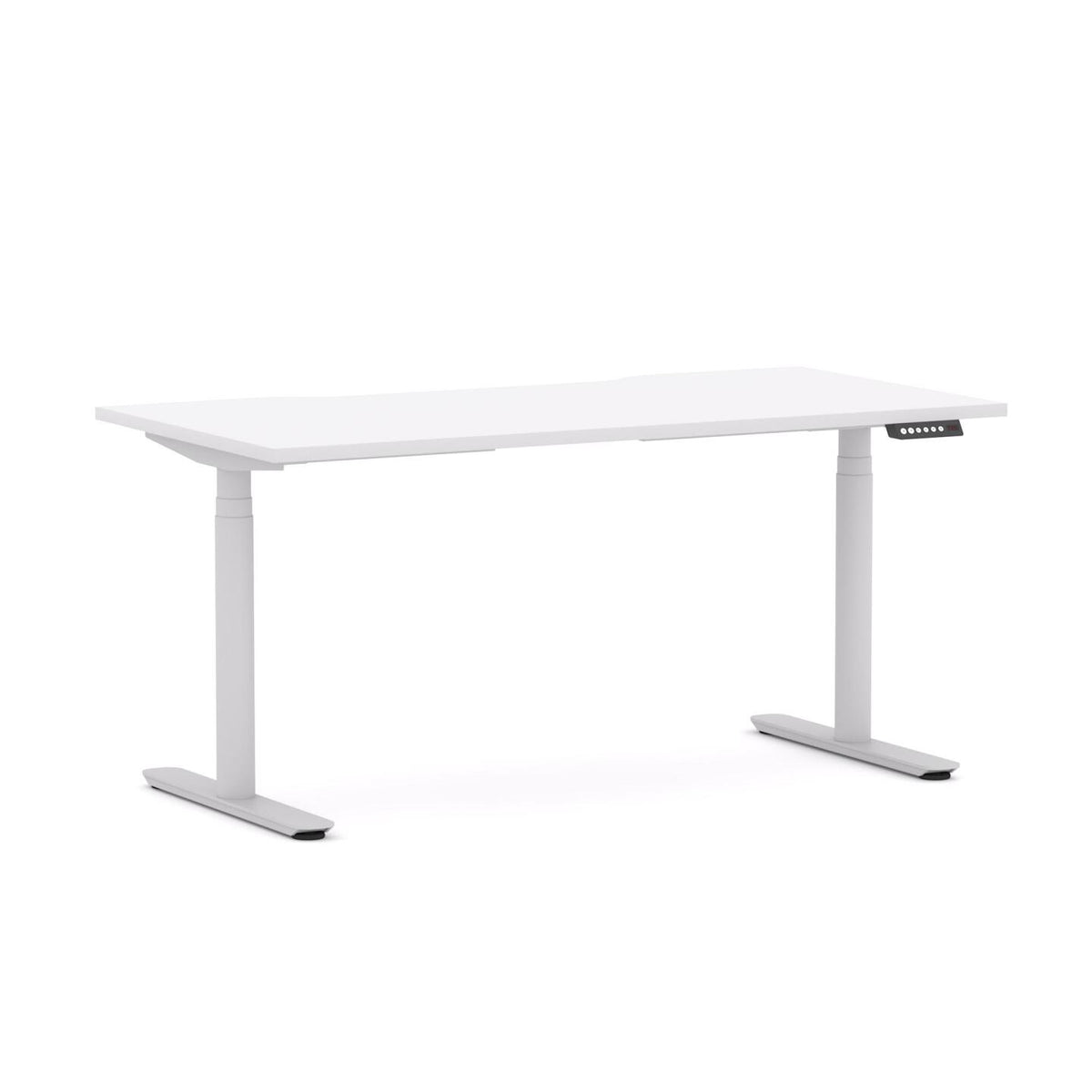 AgileMotion+ 3C/2M Electric Round Straight Workstation - alternate view, size or finish; optional items may be shown