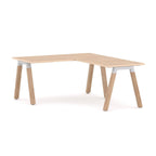 Plantation Single Workstation with Return - alternate view, size or finish; optional items may be shown