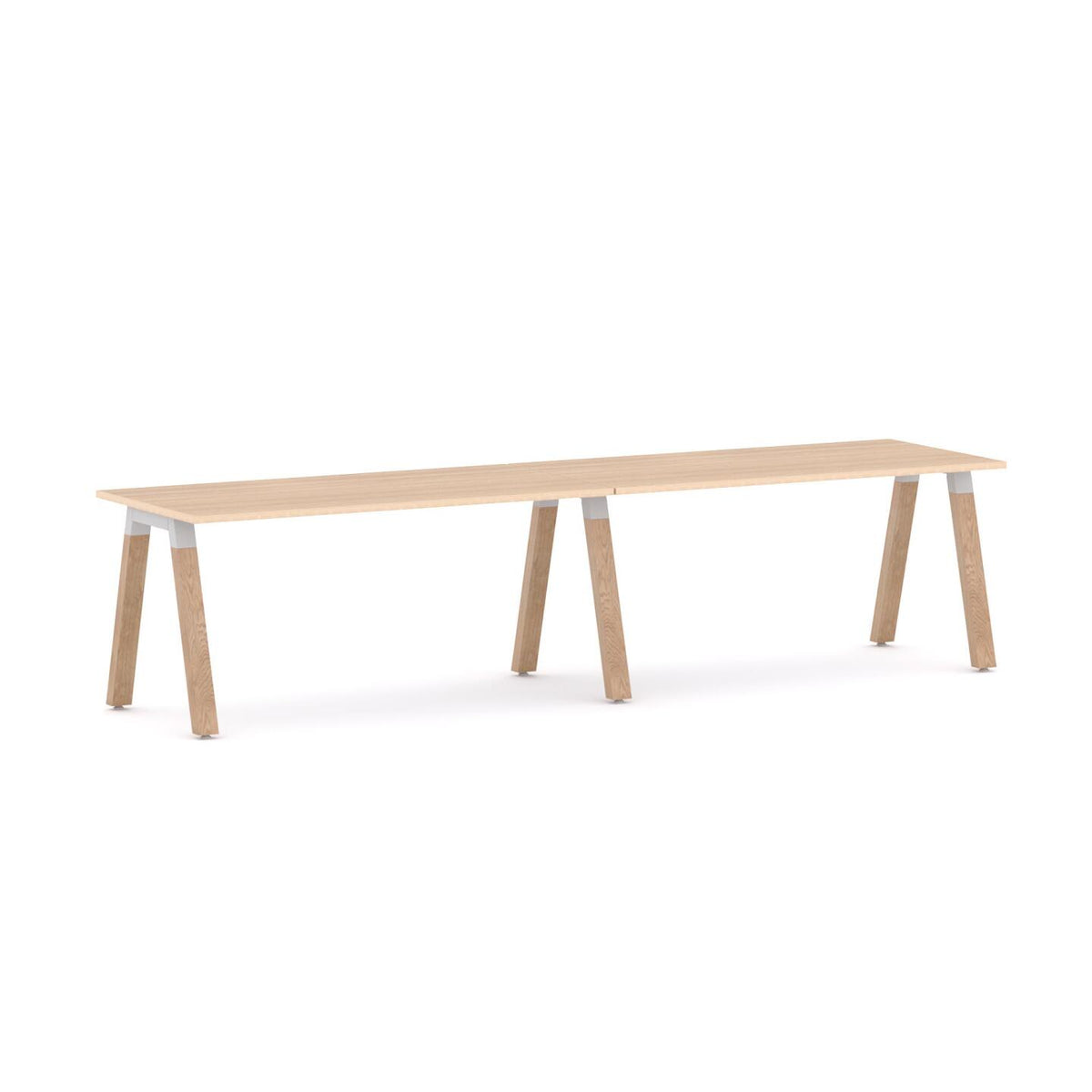 Plantation 2-User Single-Sided Workstation - alternate view, size or finish; optional items may be shown