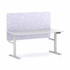 Klass 3C/2M Electric Single Workstation with AcoustiQ Screen - alternate view, size or finish; optional items may be shown