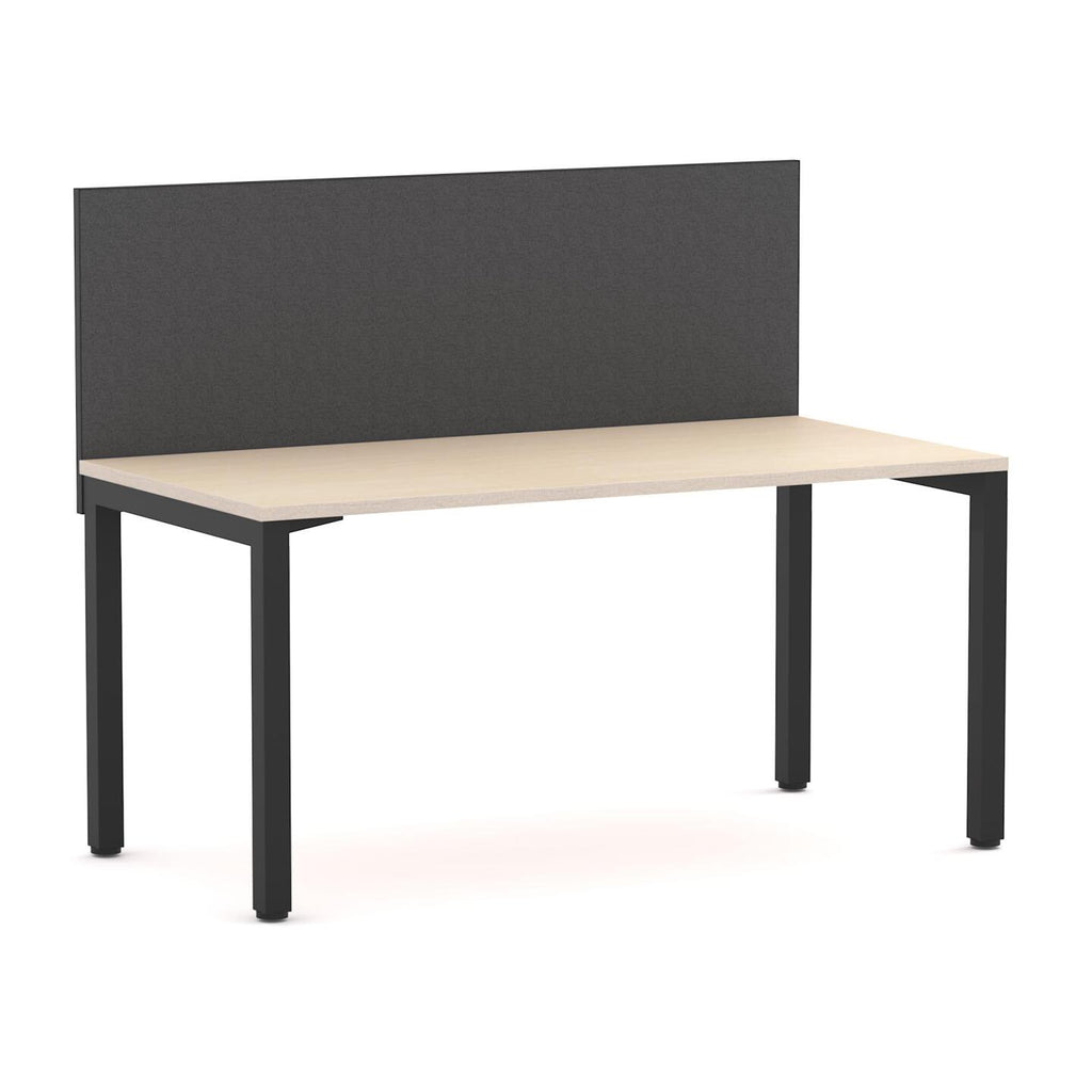 Axis Single Workstation with Edge25 Screen - alternate view, size or finish; optional items may be shown