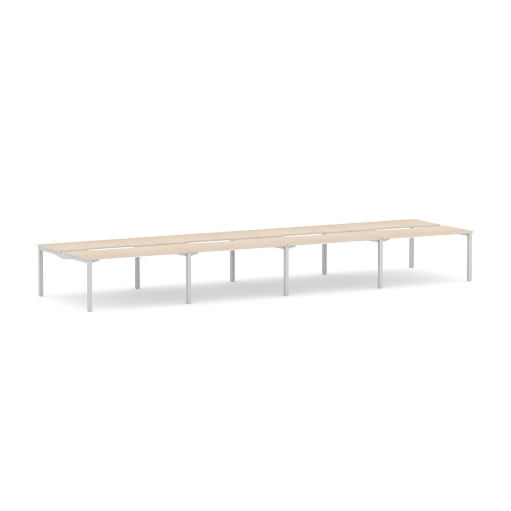 Axis Stretch 8-User Double-Sided Workstation - alternate view, size or finish; optional items may be shown