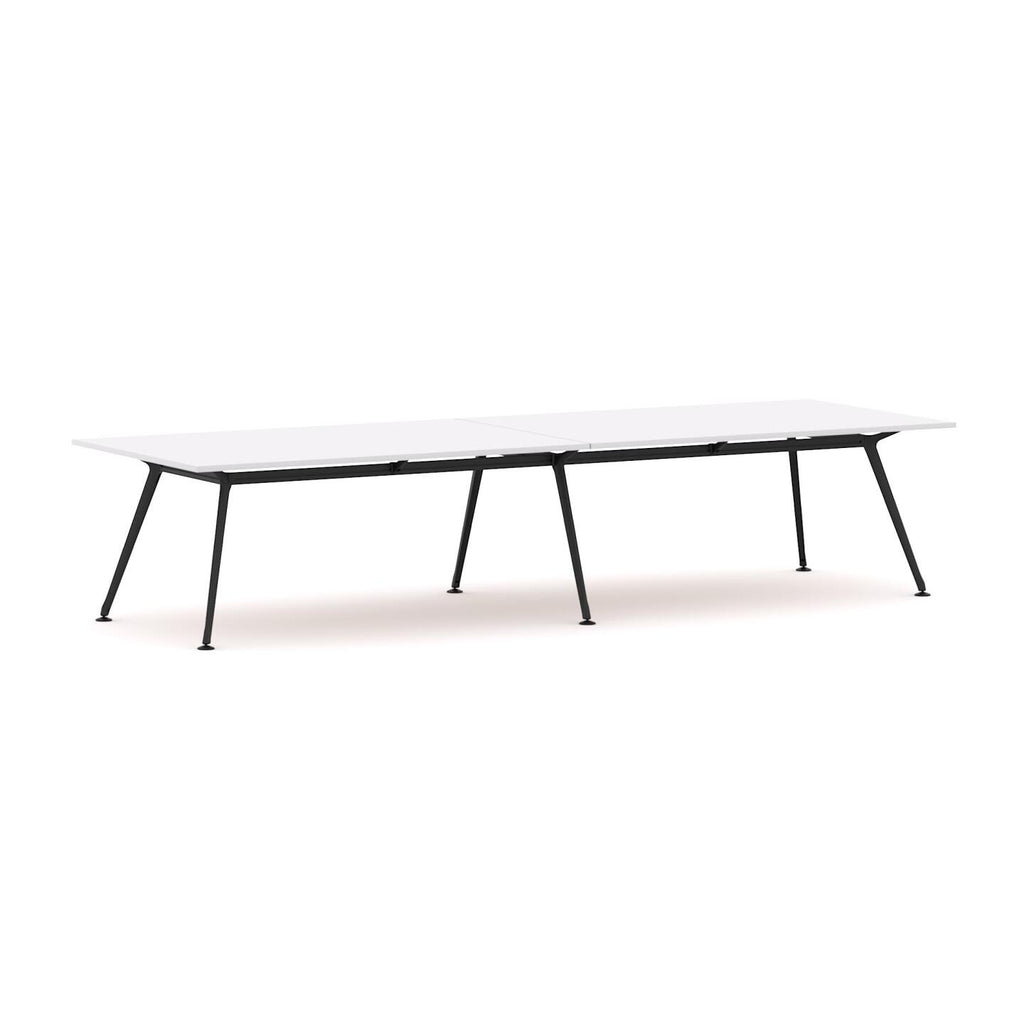 Team Table 6-Leg — Black, Studio White