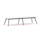 Team Table 6-Leg — Black, Studio White