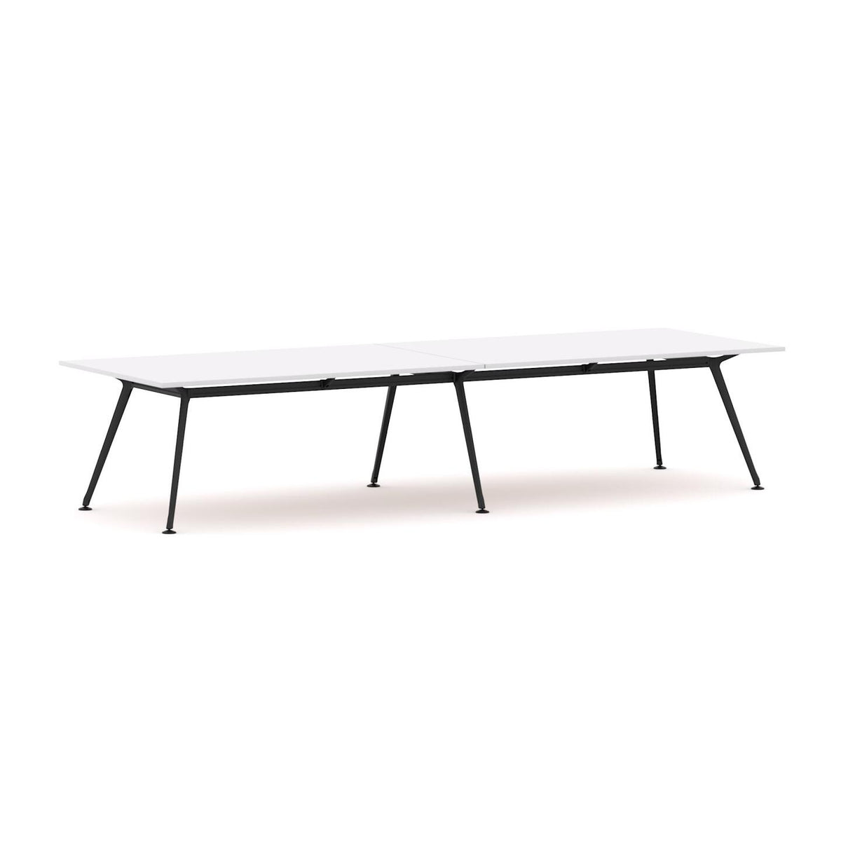 Team Table 6-Leg — Black, Studio White
