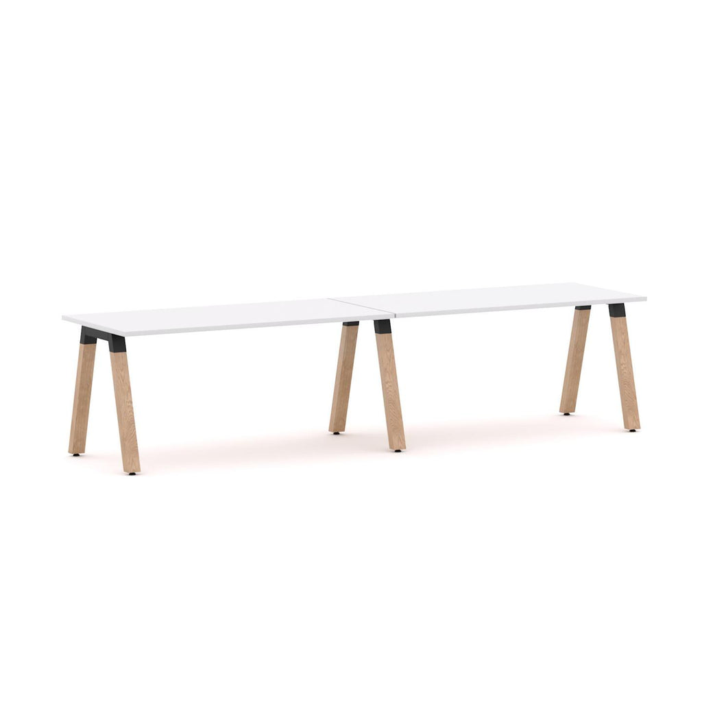 Plantation 2-User Single-Sided Workstation - alternate view, size or finish; optional items may be shown