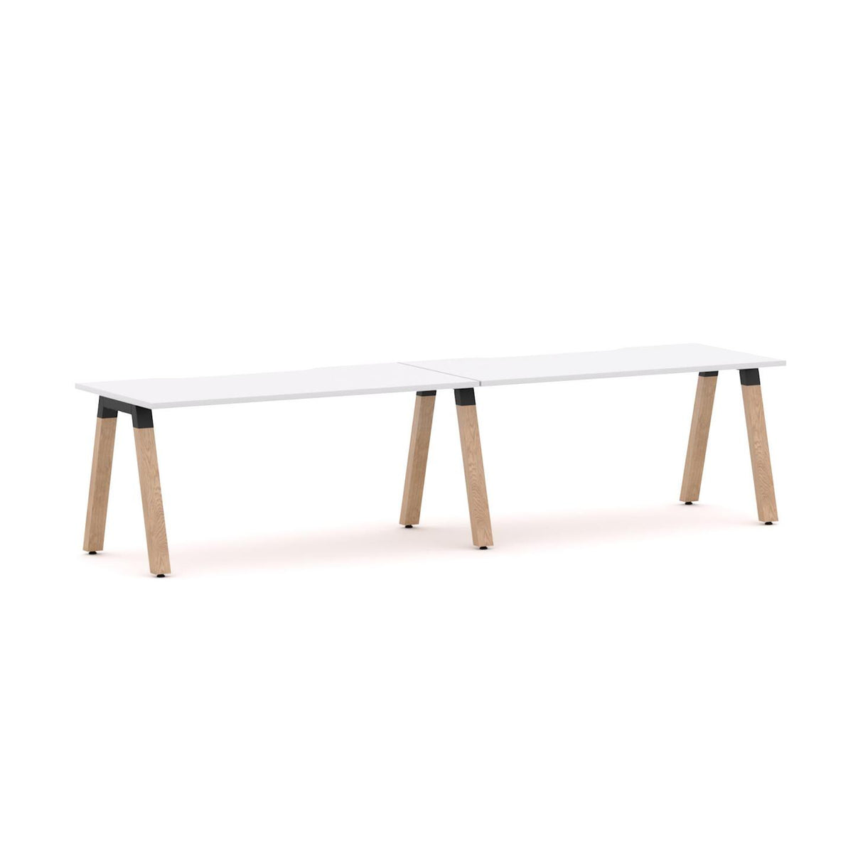 Plantation 2-User Single-Sided Workstation - alternate view, size or finish; optional items may be shown