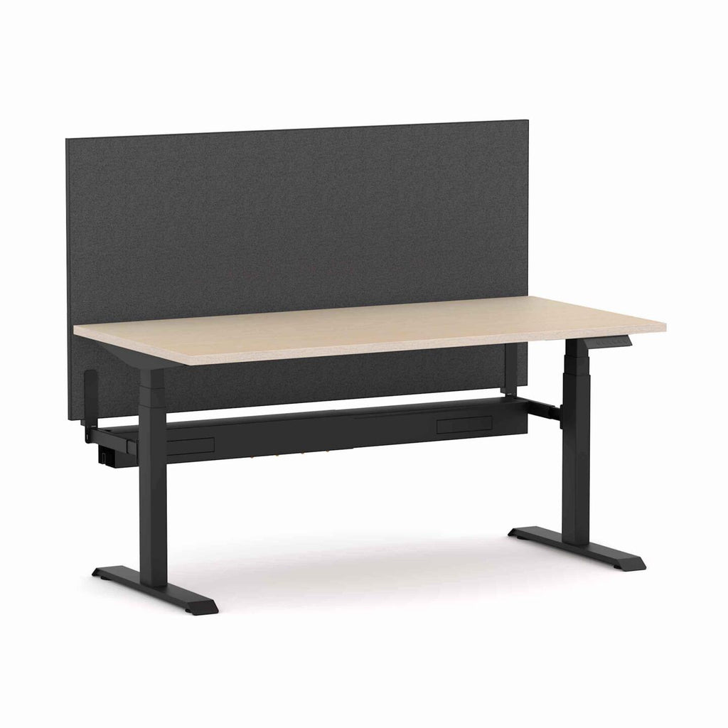 Klass 3C/2M Electric Single Workstation with Edge25 Screen - alternate view, size or finish; optional items may be shown