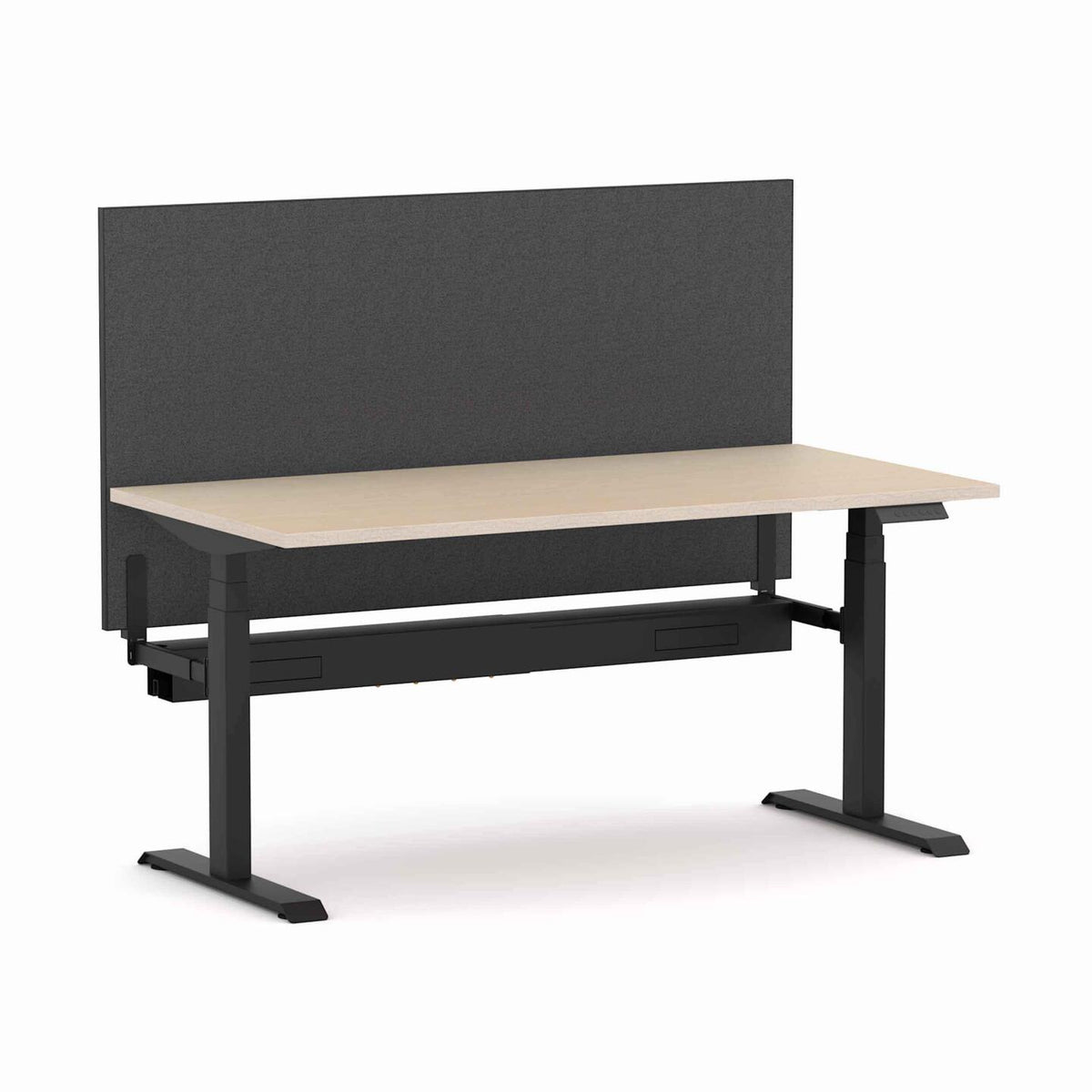 Klass 3C/2M Electric Single Workstation with Edge25 Screen - alternate view, size or finish; optional items may be shown