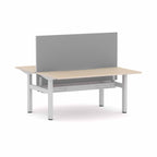 Klass Fixed 2-User Double-Sided Workstation with Edge25 Screen - alternate view, size or finish; optional items may be shown