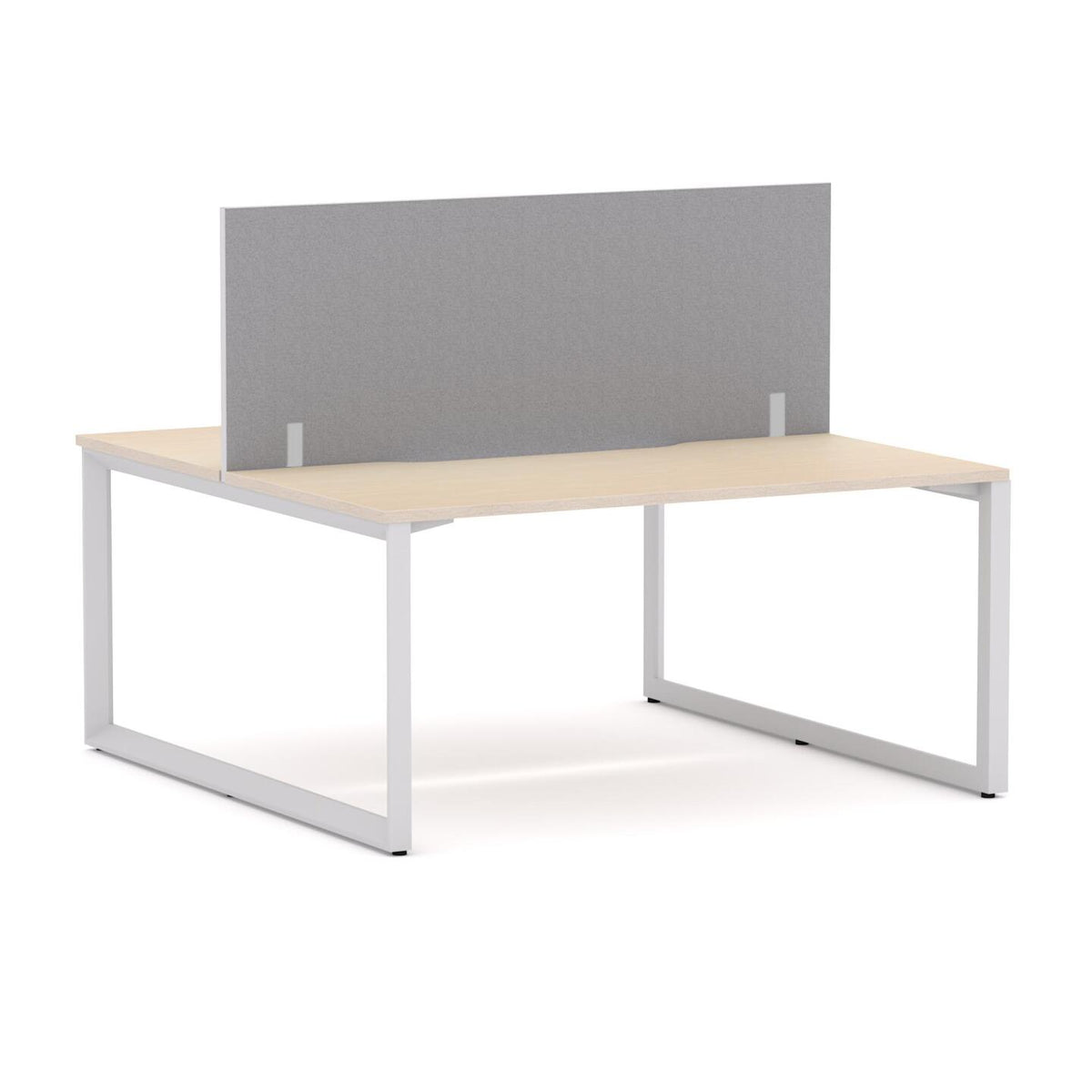 Anvil 2-User Double-Sided Workstation with Edge25 Screen - alternate view, size or finish; optional items may be shown