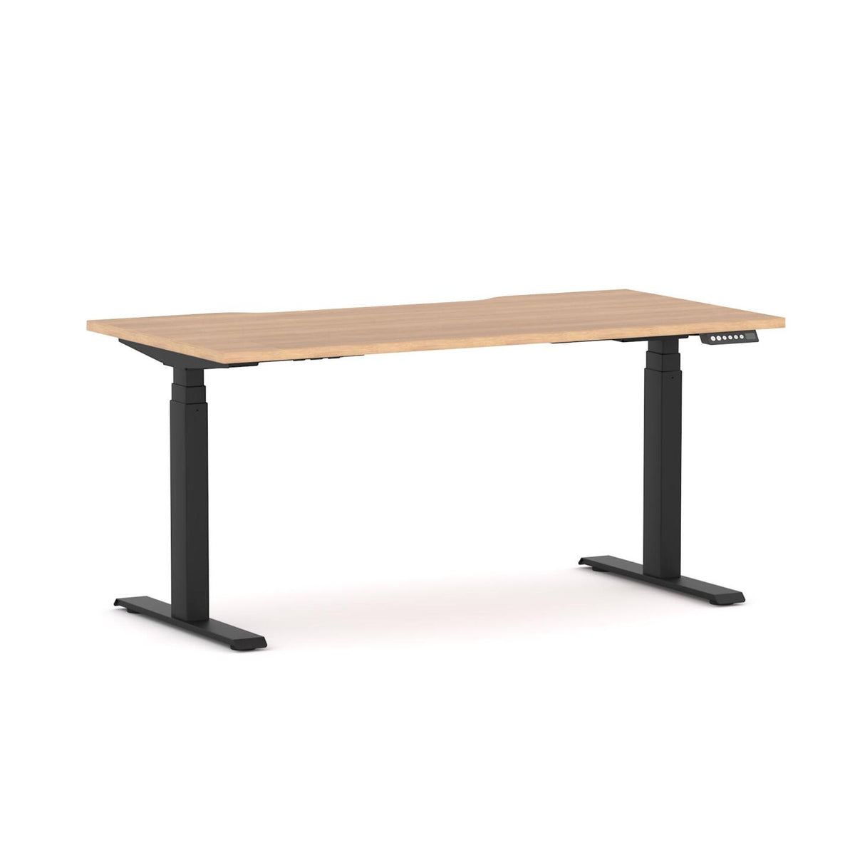 AgileMotion+ 3C/2M Electric Rectangle Straight Workstation - alternate view, size or finish; optional items may be shown