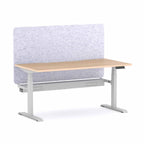 Klass 3C/2M Electric Single Workstation with AcoustiQ Screen - alternate view, size or finish; optional items may be shown