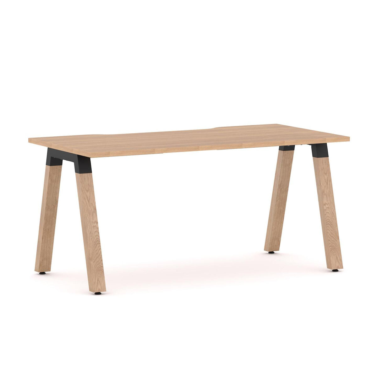 Plantation Single Workstation — Black, Sublime Teak