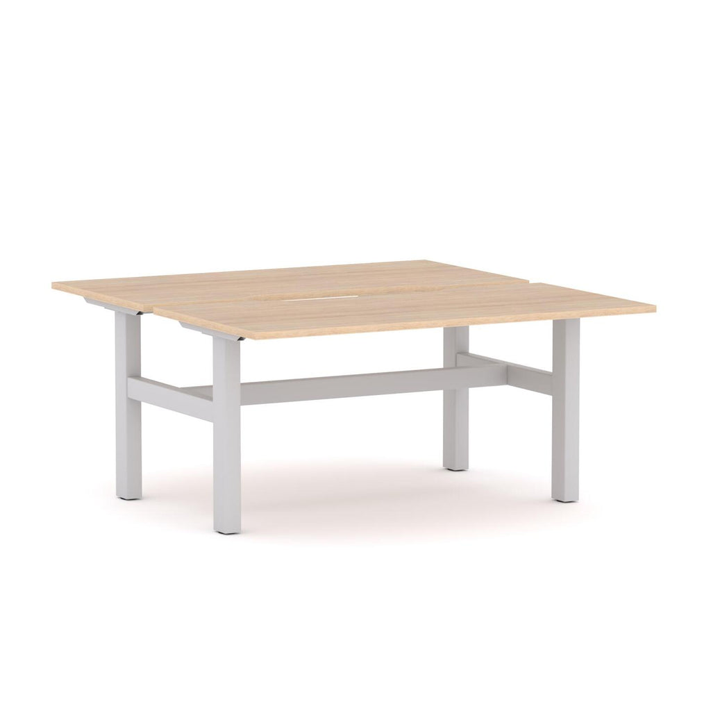 Agile Fixed Rectangle 2-Person DSD Workstation - alternate view, size or finish; optional items may be shown