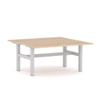 Agile Fixed Rectangle 2-Person DSD Workstation - alternate view, size or finish; optional items may be shown