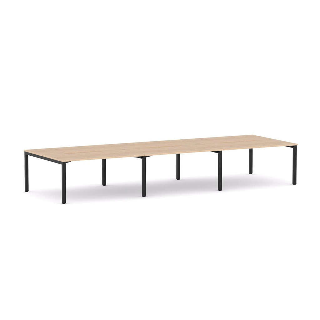 Axis 6-User Double-Sided Workstation - alternate view, size or finish; optional items may be shown