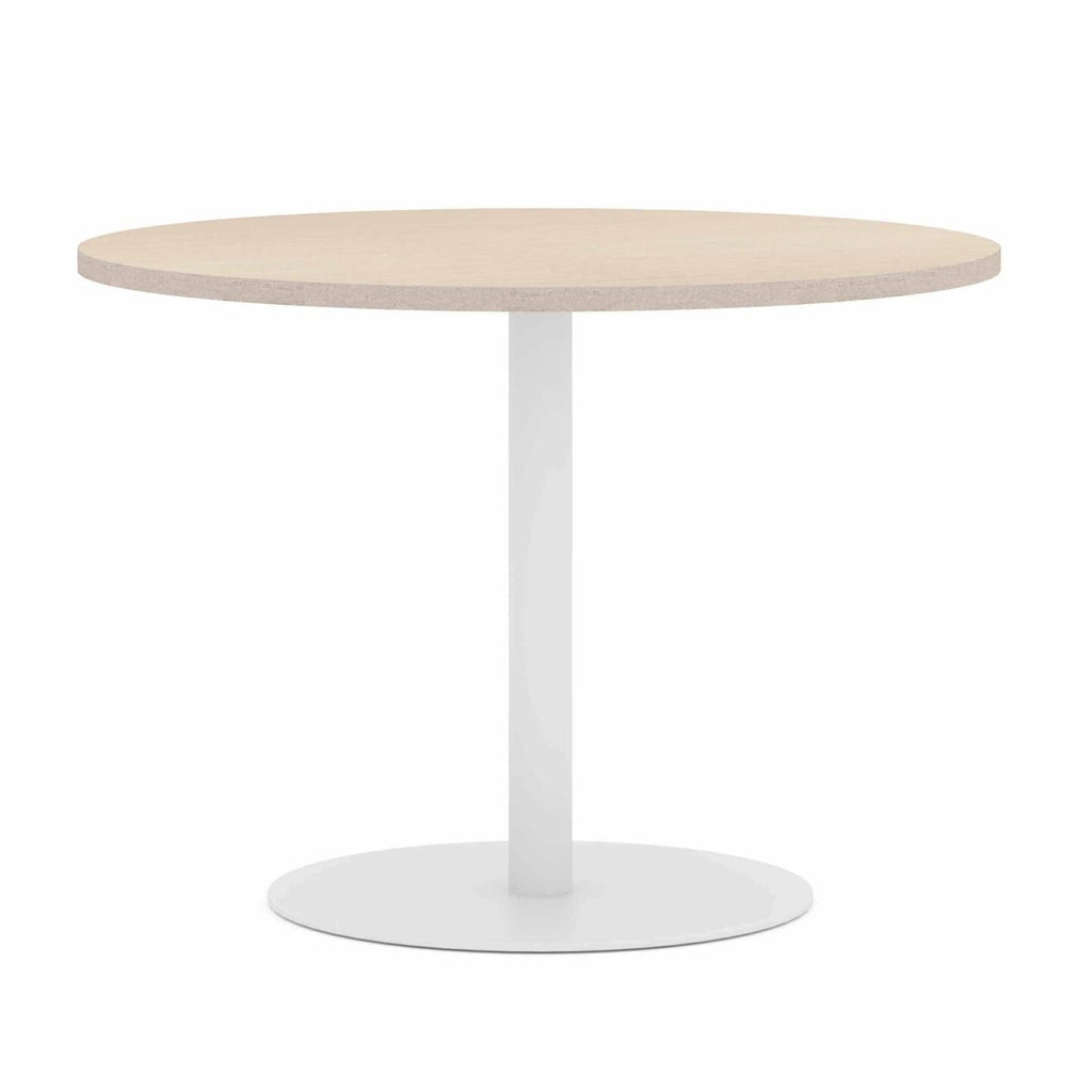 Disc Meeting Table — White, Nordic Maple