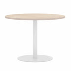 Disc Meeting Table — White, Nordic Maple