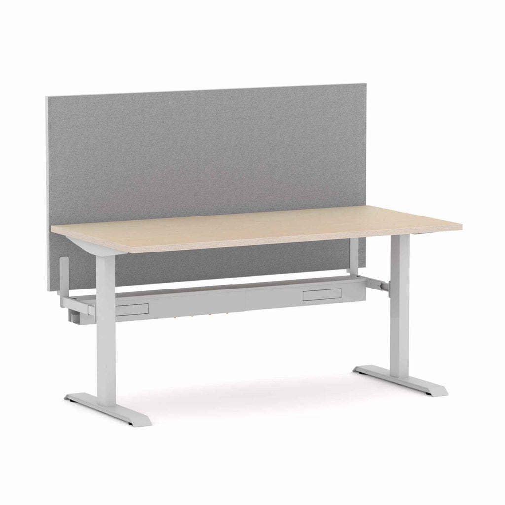 Klass Fixed Single Workstation with Edge25 Screen - alternate view, size or finish; optional items may be shown