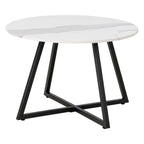 Sora Cross Coffee Table — Black, Mountain White