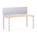 Axis Single Workstation with AcoustiQ Screen - alternate view, size or finish; optional items may be shown