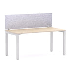 Axis Single Workstation with AcoustiQ Screen - alternate view, size or finish; optional items may be shown