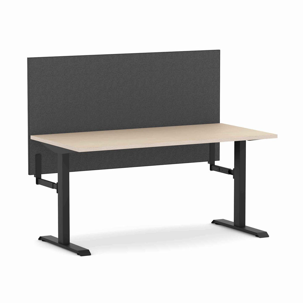 Klass Fixed Single Workstation with Edge25 Screen - alternate view, size or finish; optional items may be shown