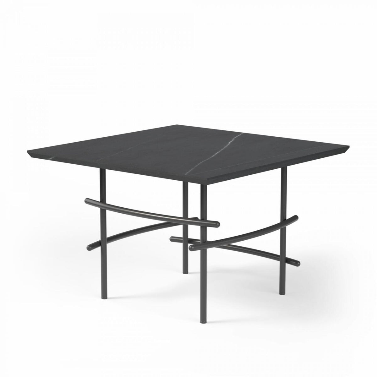 Arcos Coffee Table — Black, Black Marble