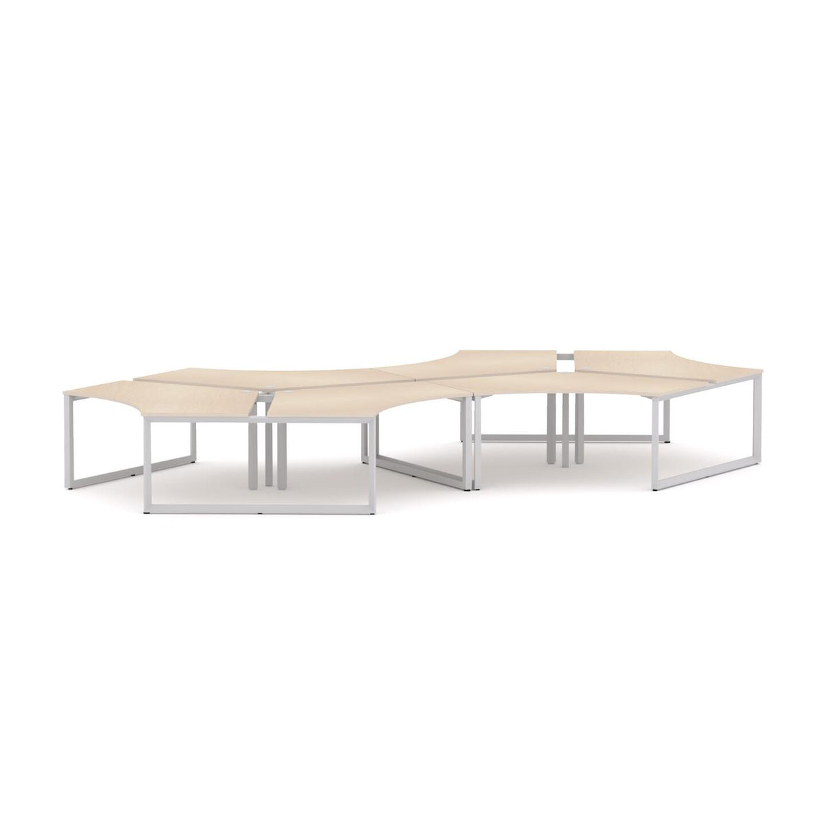 Anvil 6-User 120° Workstation - alternate view, size or finish; optional items may be shown
