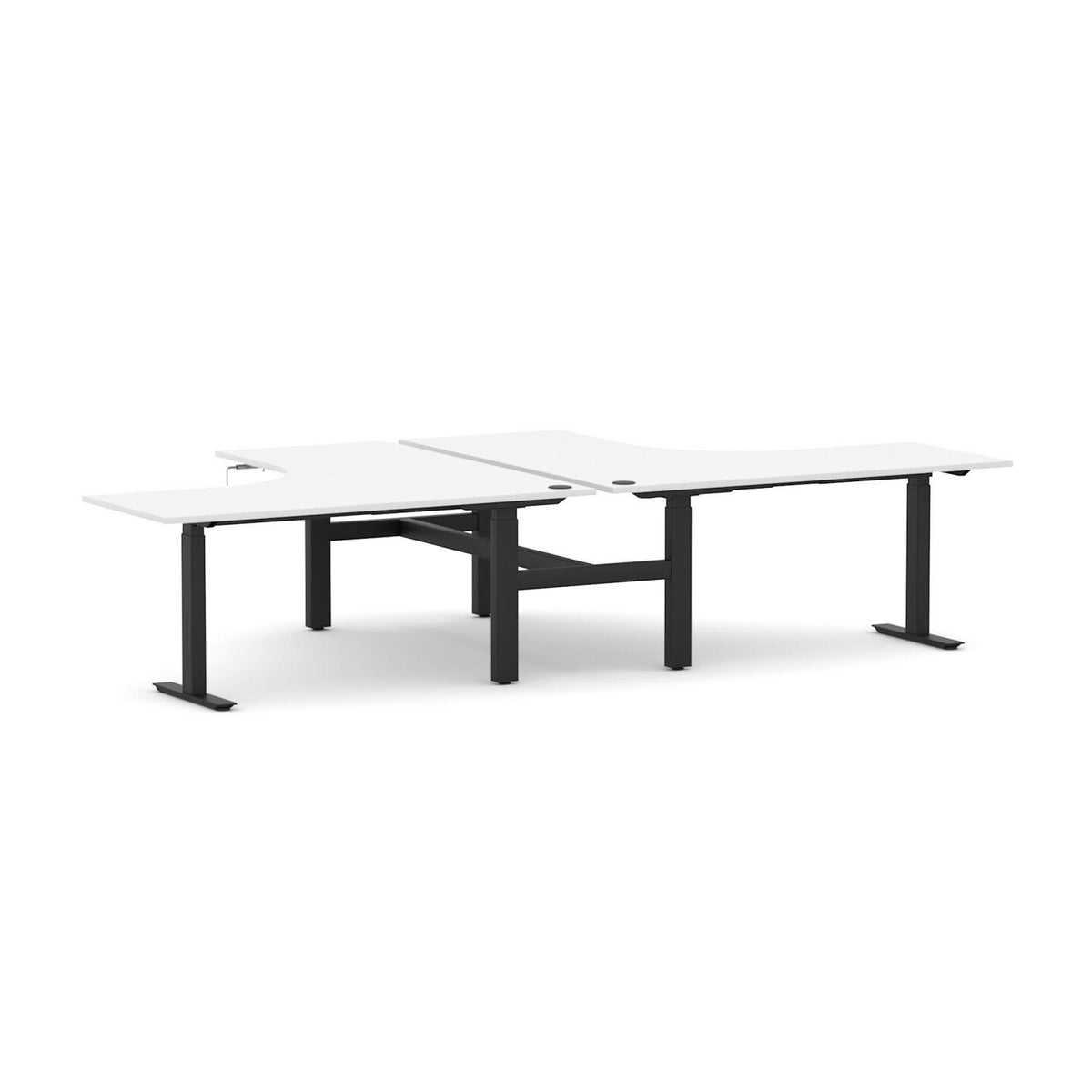 Agile Winder 2-Person 90° Workstation - alternate view, size or finish; optional items may be shown