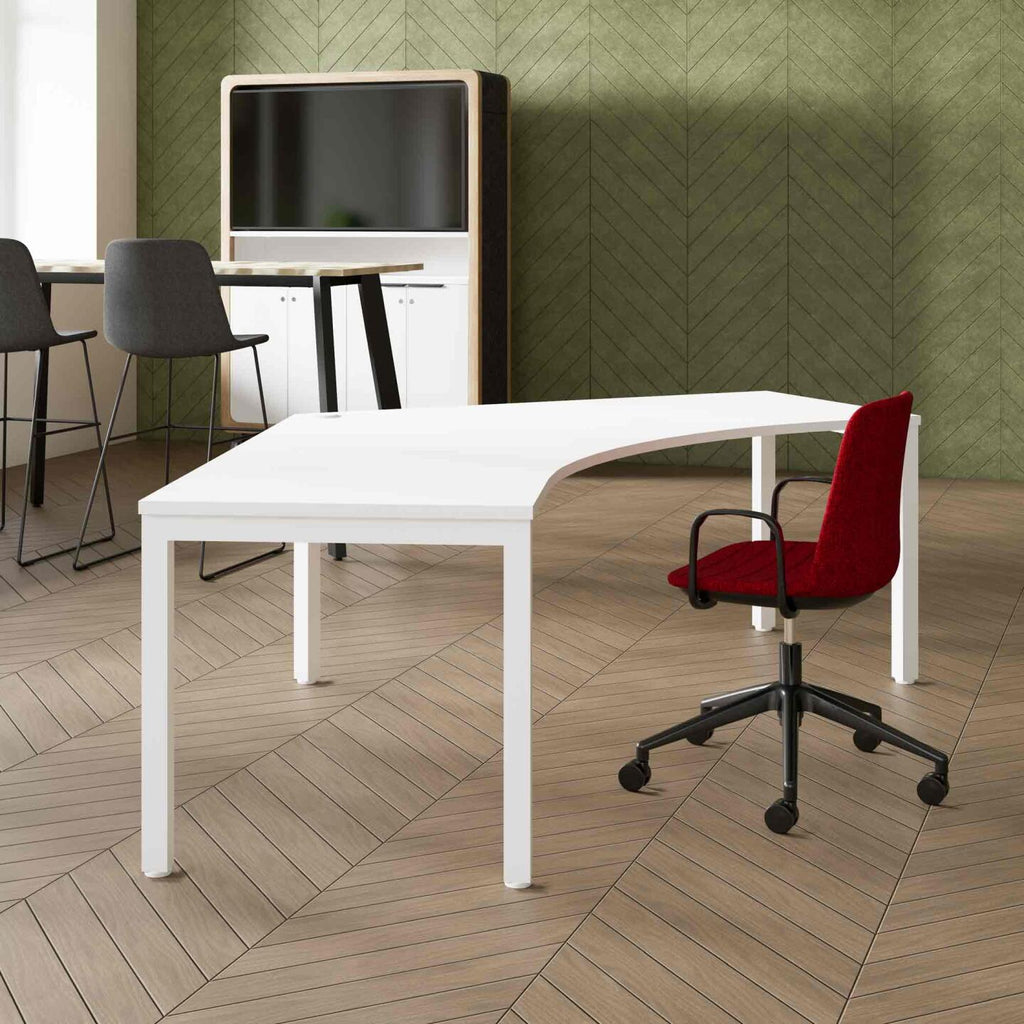 Axis 120° Workstation - alternate view, size or finish; optional items may be shown