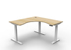 Boost+ Electric Height Adjustable Corner Workstation - Framed Screen Options - configuration image