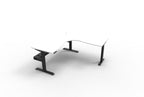 Boost+ Electric Height Adjustable Corner Workstation - Framed Screen Options - configuration image