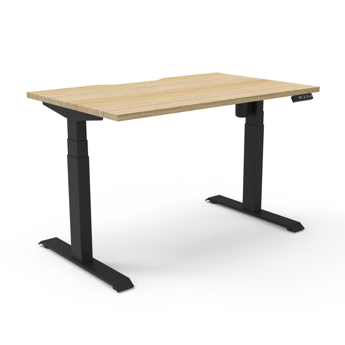 Boost Light Electric Height Adjustable Single Sided Workstation - Framed Screen Options