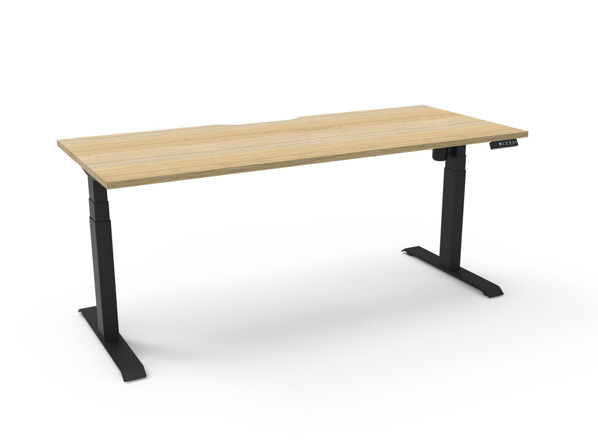 Boost Light Electric Height Adjustable Single Sided Workstation - Framed Screen Options - configuration image